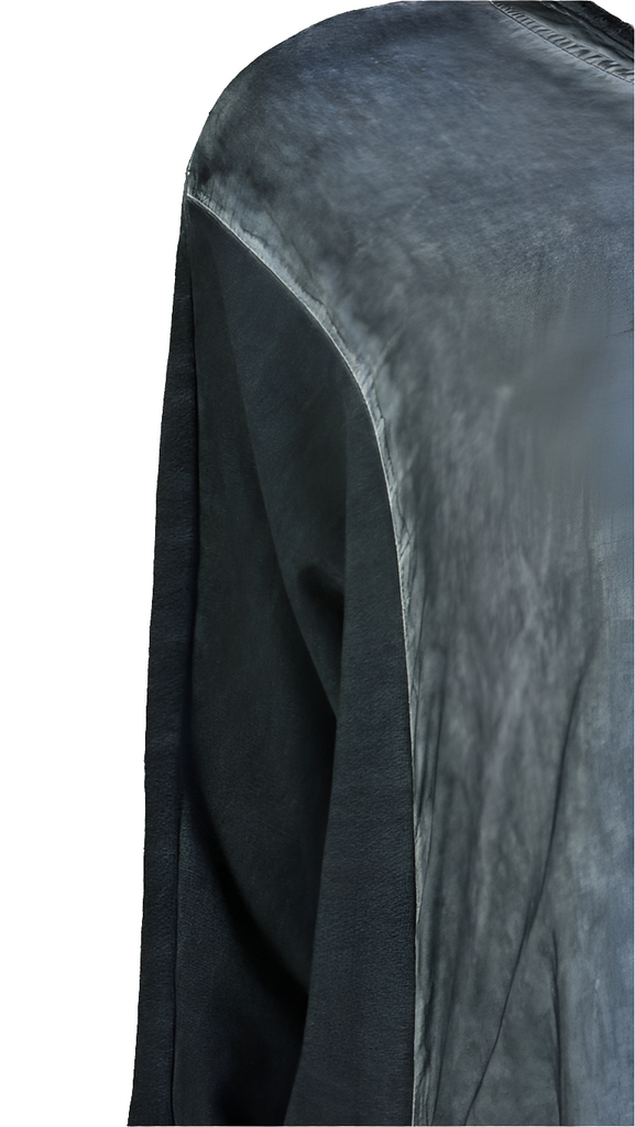 A39B SM16625 Sweatshirt & Satin DRESS Sacramento Green WOMAN SANTAMUERTE