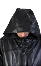 3B LM005 Leather sport jacket for men LA HAINE INSIDE US