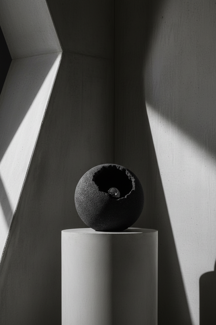 Black lava lamp portrait 2