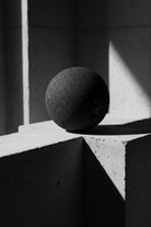 Black lava stone ball 5