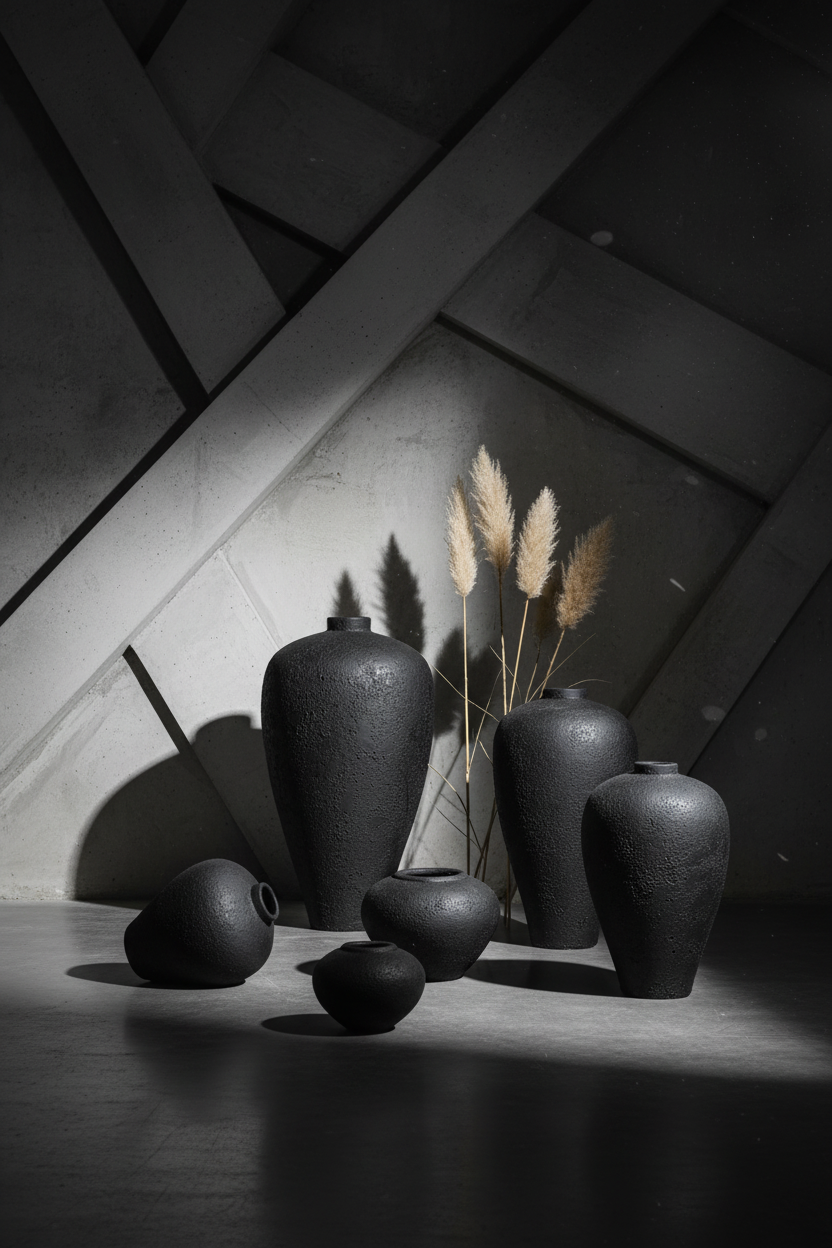 Black Luna vase 80 3