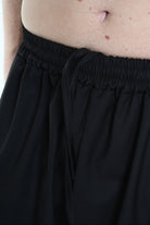 4M W5164 TROUSER Over Fluid UNISEX U Black LA HAINE INSIDE US