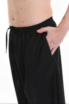 4M W5164 TROUSER Over Fluid UNISEX U Black LA HAINE INSIDE US