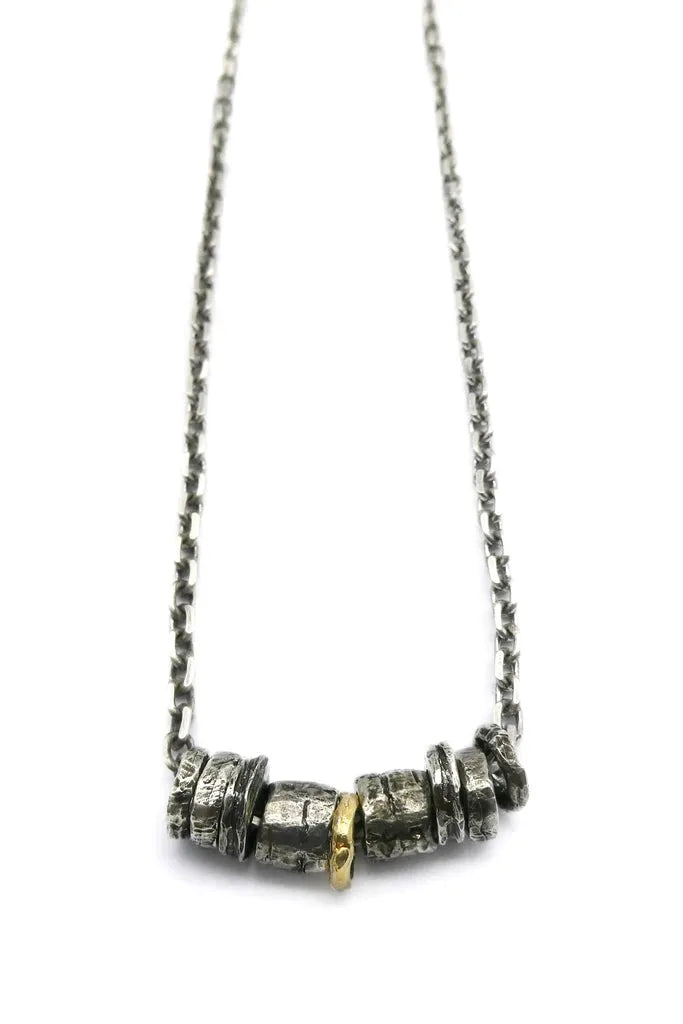 NECKLACE DISKS UNISEX ENRY MARS