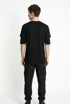 LA HAINE INSIDE US M1358 T-shirt in black — back view