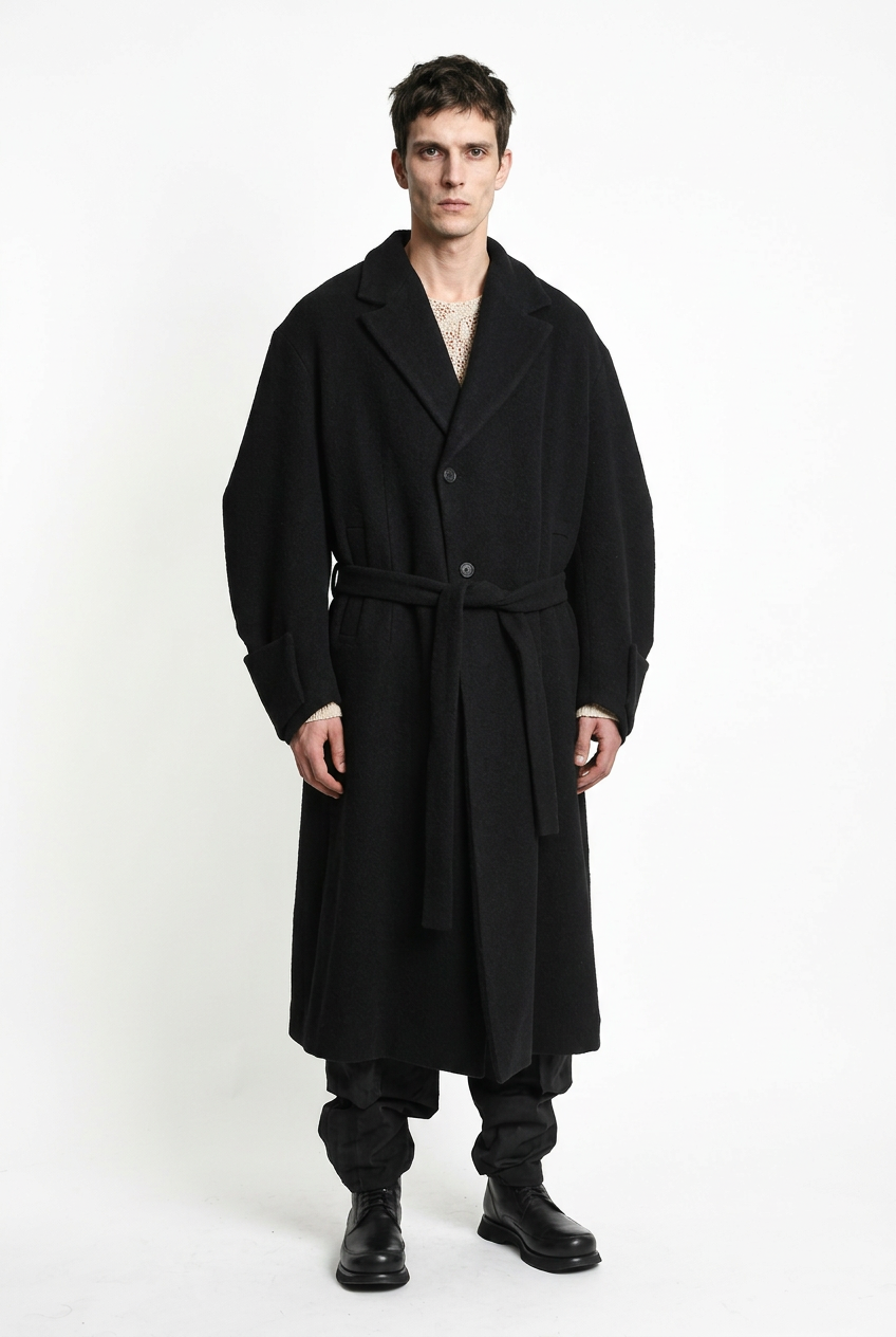 M1367 Black με δεμένη ζώνη