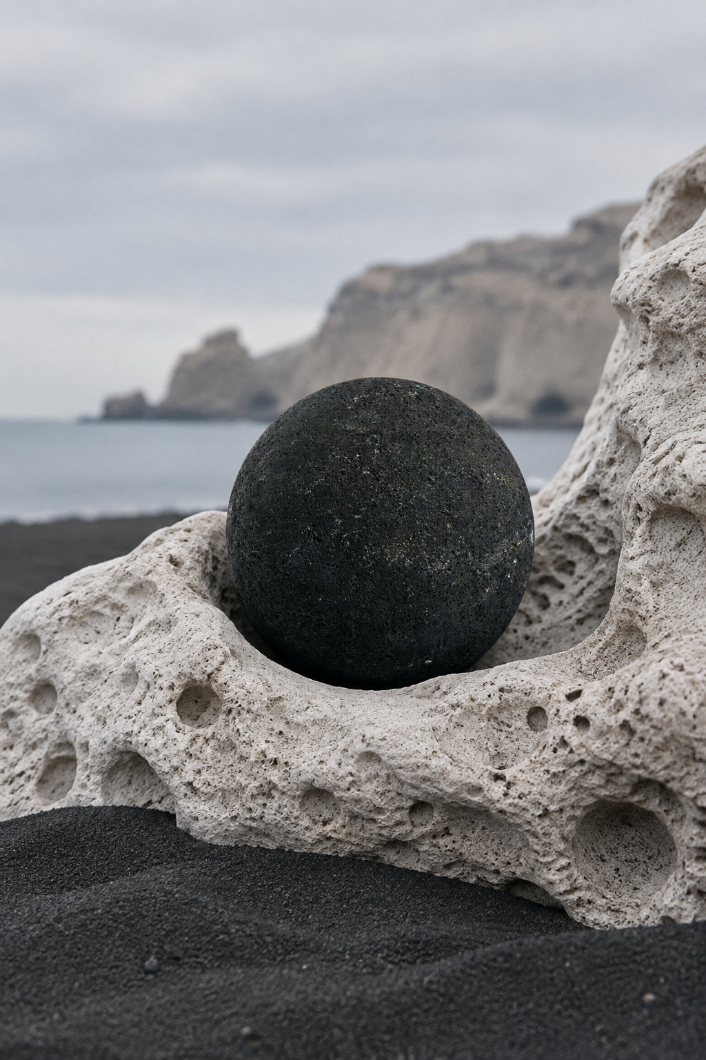 Nestled in pumice