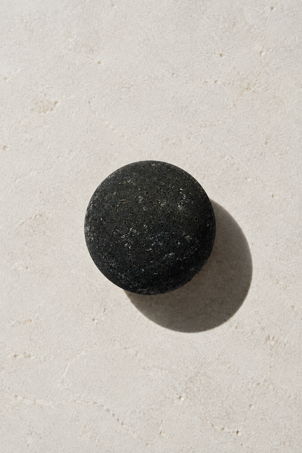 Overhead on pale stone