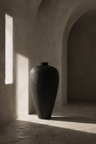 Vaulted interior with a shaft of light