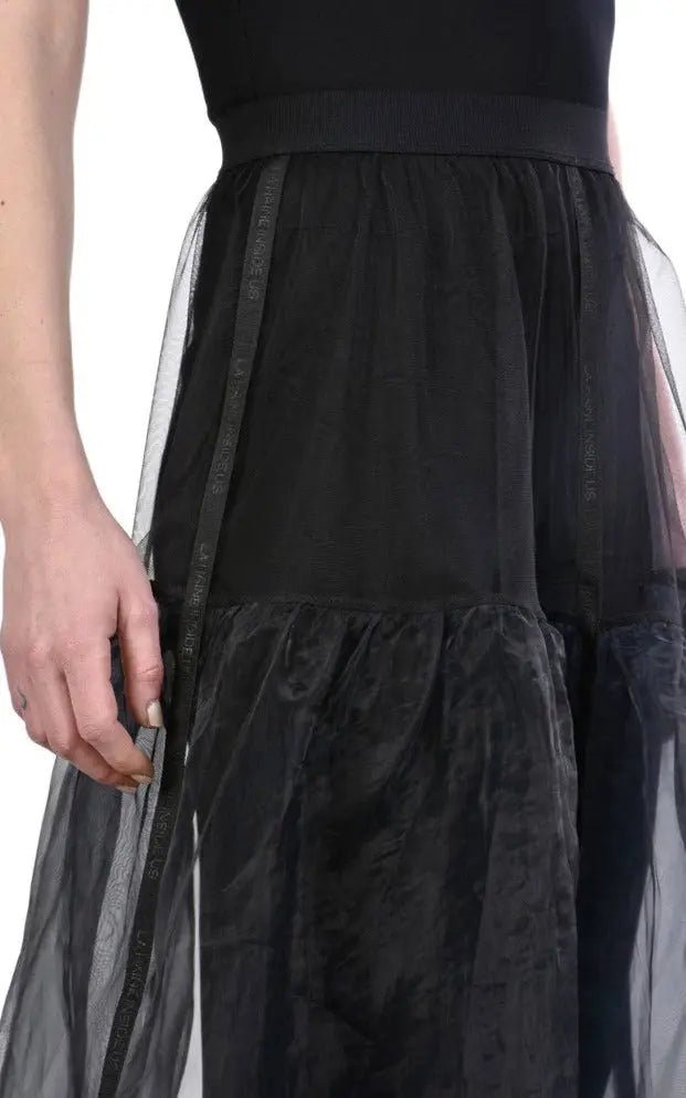 4B PIXIE19 BLACK skirtOrganza &amp; tulle skirt - Elastic waist - Personalized gros grain laces
Brand: La Haine Inside UsSKIRTLA HAINE INSIDE USTEPHRA4B PIXIE19 BLACK skirt