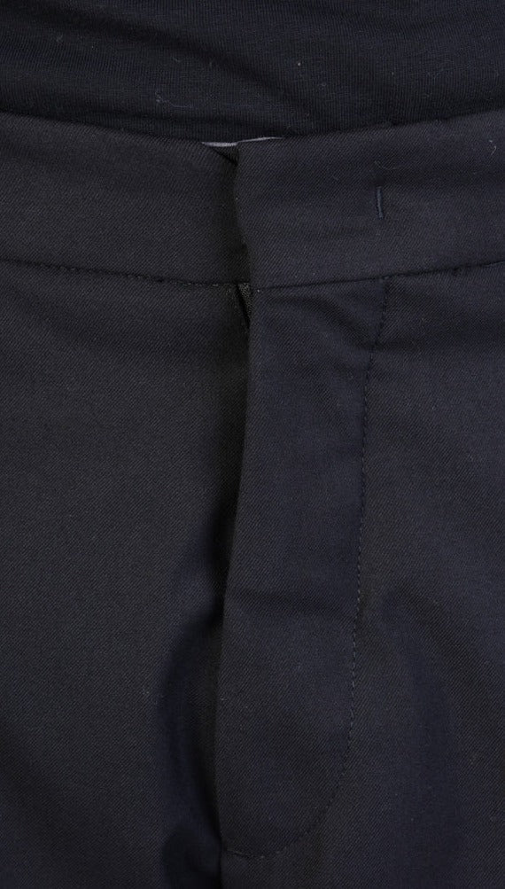 A3 2FLATMU BEIGE - BLACK Wide Fit Trousers - TEPHRA