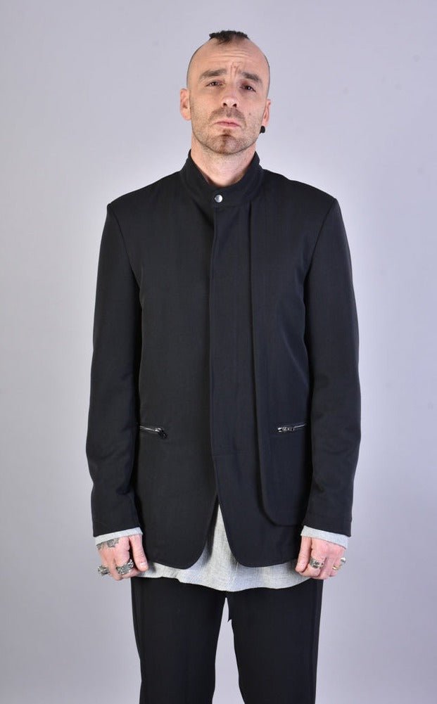 Cool Wool Regular Jacket for Men - A33B LM047BLACK | Stylish Jacket Shop 267.00 Coats & Jackets Blazers LA HAINE INSIDE US TEPHRA