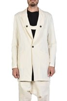 Slim Fit Long Jacket for Men - A33B PRODUCER23ECRU | Exclusive Jacket Store 439.00 Jacket Blazers LA HAINE INSIDE US TEPHRA