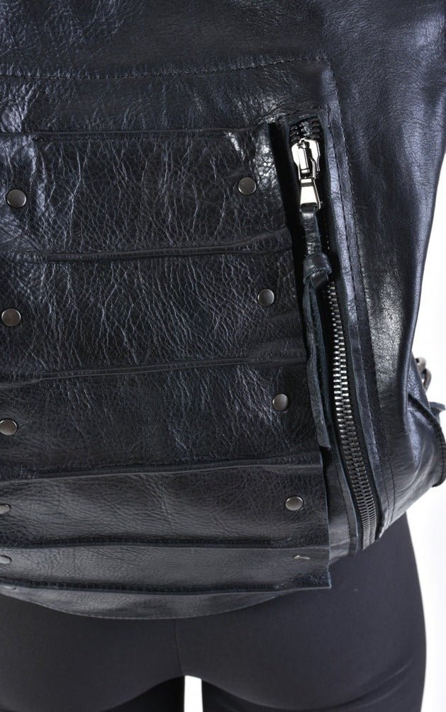 A33I LM16924D Black Leather Bag - TEPHRA