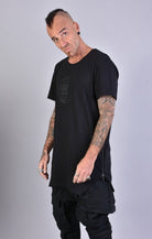 A33M LM034 BLACK Cotton Over T-Shirt - TEPHRA
