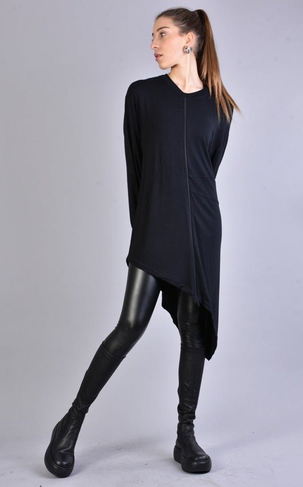 A33M LM04023 BLACK Tops Woman Sweatshirts & Knitwear LA HAINE INSIDE US