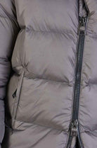 A33P LM03223 Jacket - Fango Down Nylon 360gr Faux Fur Lined Detachable Scarf Italian Men's