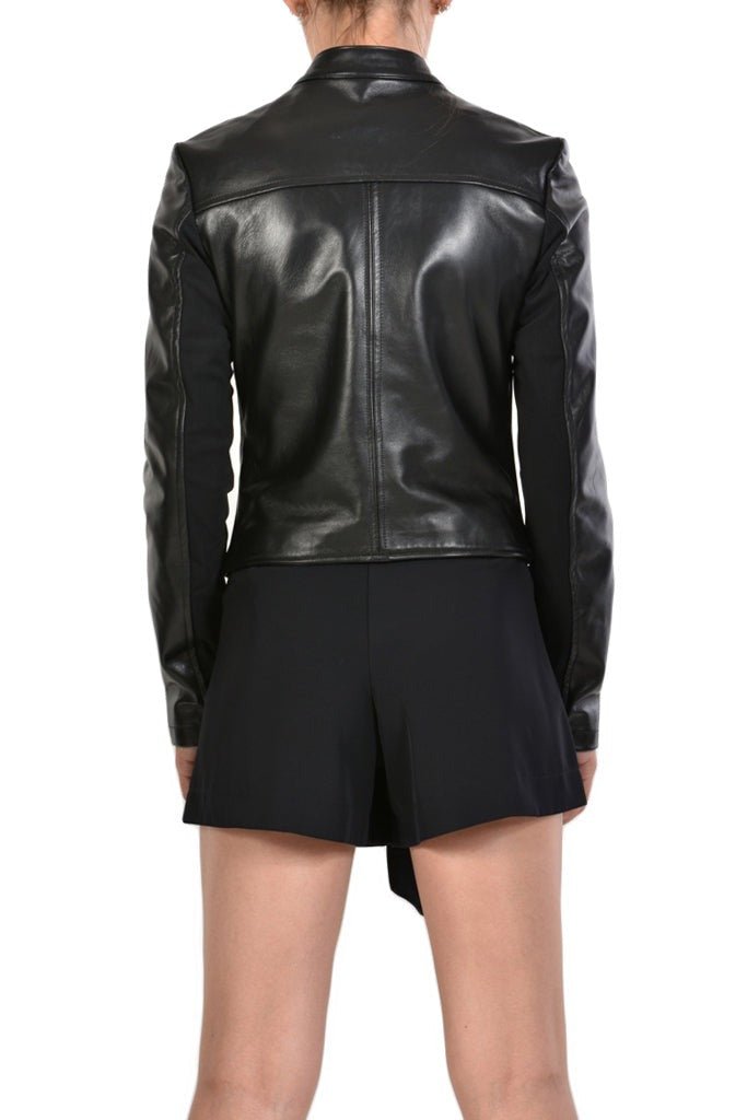 A34B LIRA23BLACKIntroducing the ultimate statement piece for your wardrobe: the Nappa leather jacket. Made with the finest quality materials, this jacket features a unique design thLEATHER JACKETLA HAINE INSIDE USTEPHRAA34B LIRA23BLACK