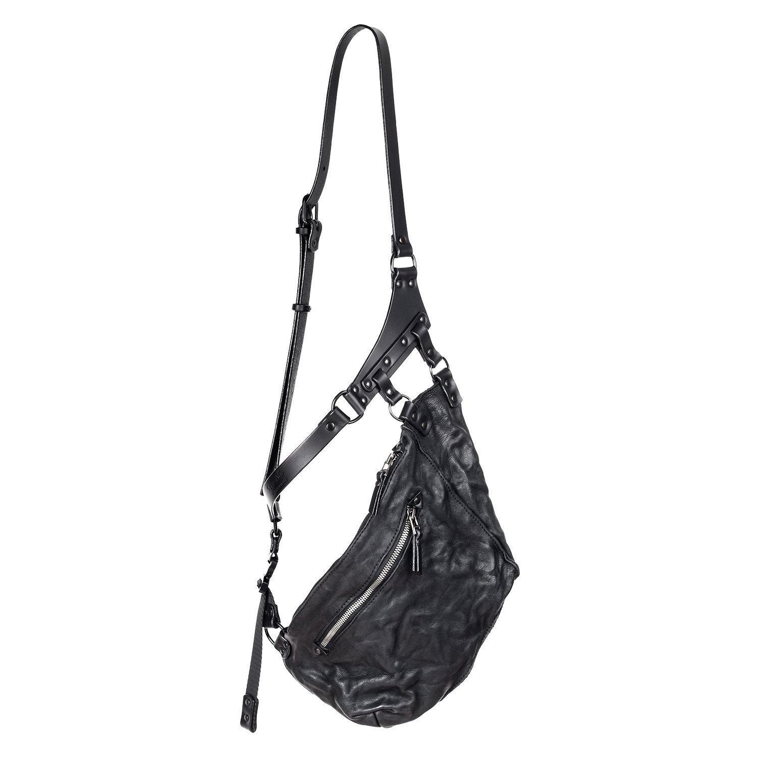 A3TEPHRA 323BLACKElevate your style with our sleek and sophisticated Black Crossbody Bag. Handcrafted with care and attention to detail in France, this bag features a zipped main cloAccessori UnisexLA HAINE INSIDE USTEPHRAA3TEPHRA 323BLACK