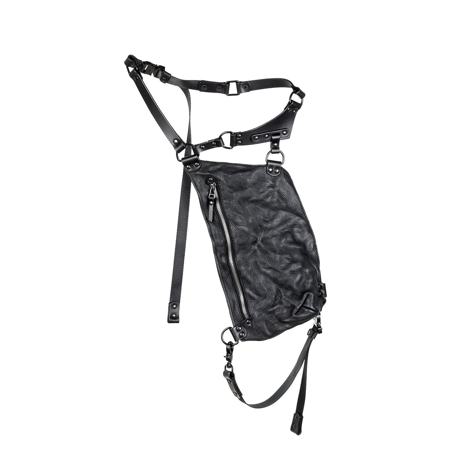 A3TEPHRA 523BLACKTransform your look with our versatile Black Belt/Crossbody Bag. Handcrafted with care and attention to detail in France, this bag features a zipped main closure andAccessori UnisexLA HAINE INSIDE USTEPHRAA3TEPHRA 523BLACK