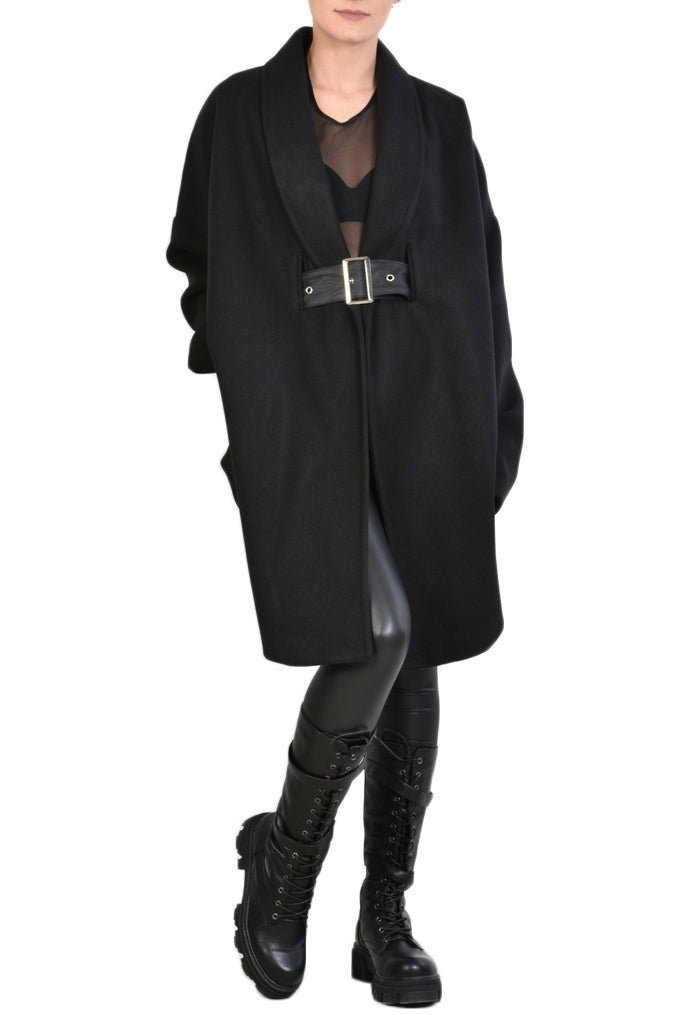 Coat 13 Lined Cloth Oversize Asymmetric Coat 245.00 Coats & Jackets LA HAINE INSIDE US TEPHRA