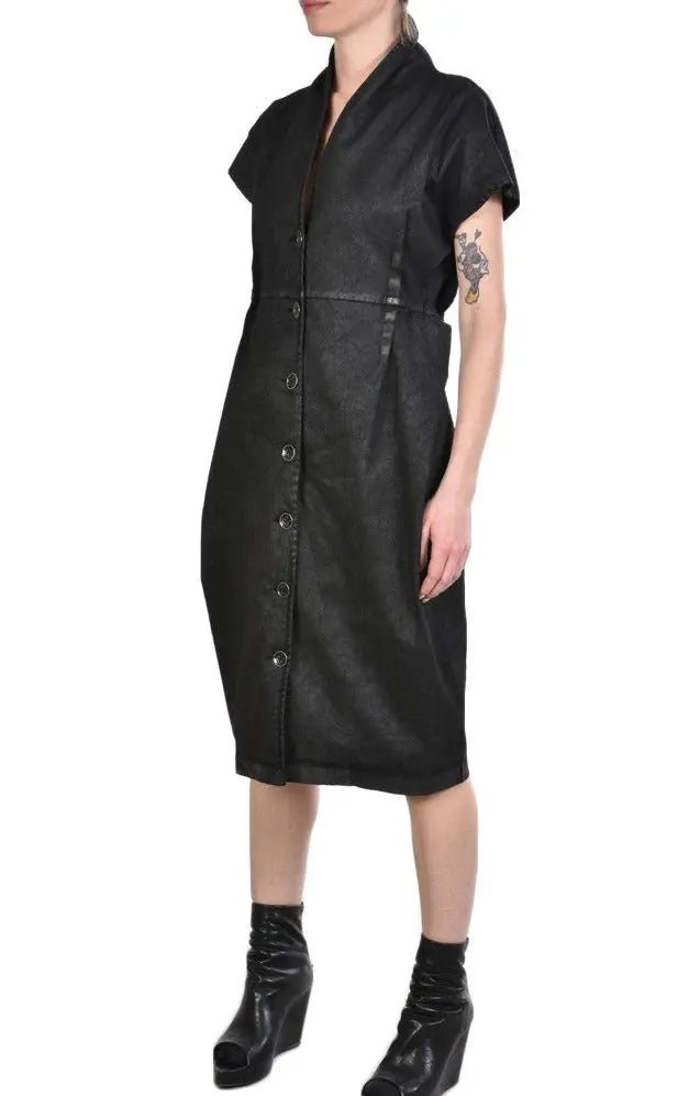 TR4B ZAZIE23BLACKGet ready to turn heads with this stunning stretch laminated dress! The perfect balance between style and comfort, this dress features an oversize fit that's both flwomanLA HAINE INSIDE USTEPHRATR4B ZAZIE23BLACK