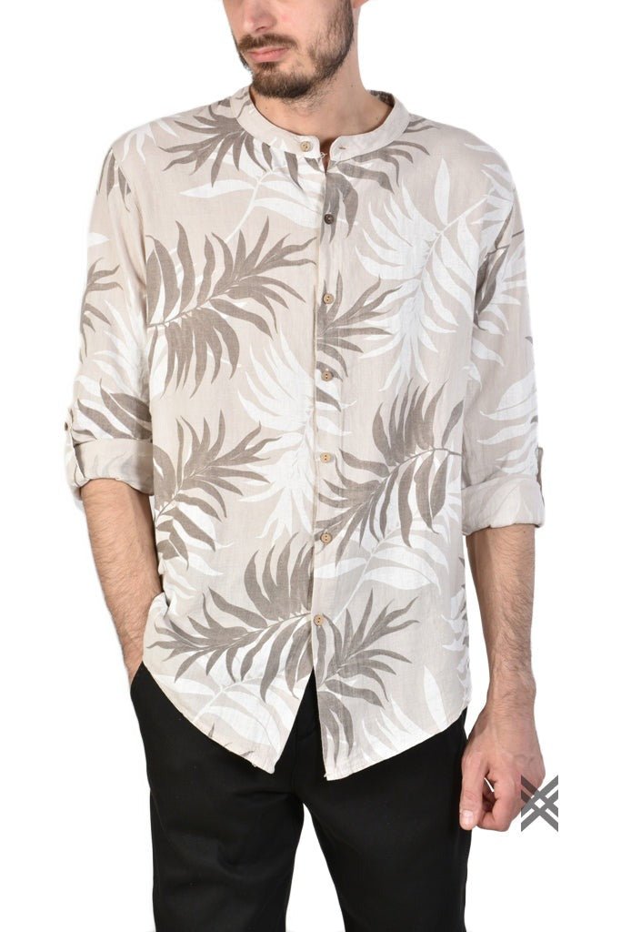 V9761D22Looking for a stylish and comfortable shirt to elevate your wardrobe? Look no further than our Regular Fit Print Shirt! Made with a luxurious blend of linen and viscShirts & TopsXAGON MANTEPHRAV9761D22